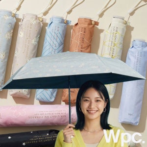 일본 WPC 가벼운양우산 에어라이트 3단접이식양우산 UV99.9%차단