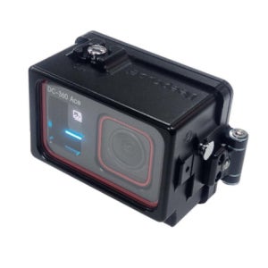 액션캠 수중 방수 하우징 (200미터) 딥큐브 국내산 인스타360 에이스프로2