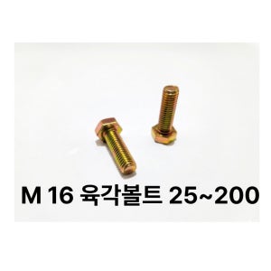 철 육각볼트 16x25(5개)