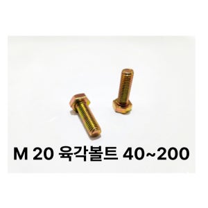 철 육각볼트 20x40(2개)