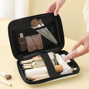 하드케이스 화장품 파우치 여행용 휴대용 다용도 소품 수납 정리 백