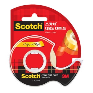 3M 문구 스카치테이프 522 다용도(12mmx20M) 12EA