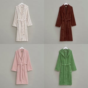 [더 그란] 남녀공용 로브 2장 이상 구매 시 10% 추가 할인 / 클래식 스트라이프, 후디드 로브 모음전