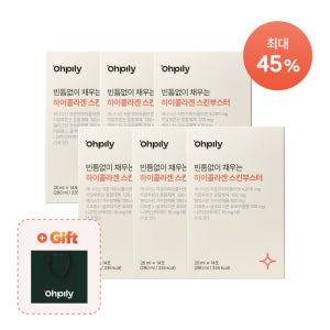 오필리 하이콜라겐 스킨부스터 저분자 300달톤 피쉬콜라겐 오렌지맛 280ml, 6개