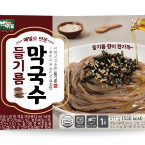 백제 들기름 메밀 막국수 211g x 5개