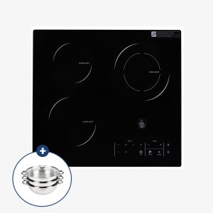 [전국설치가능] 하츠 3구 인덕션 하이라이트 EC-365CTS 전기렌지 빌트인 이동형 프리스탠딩