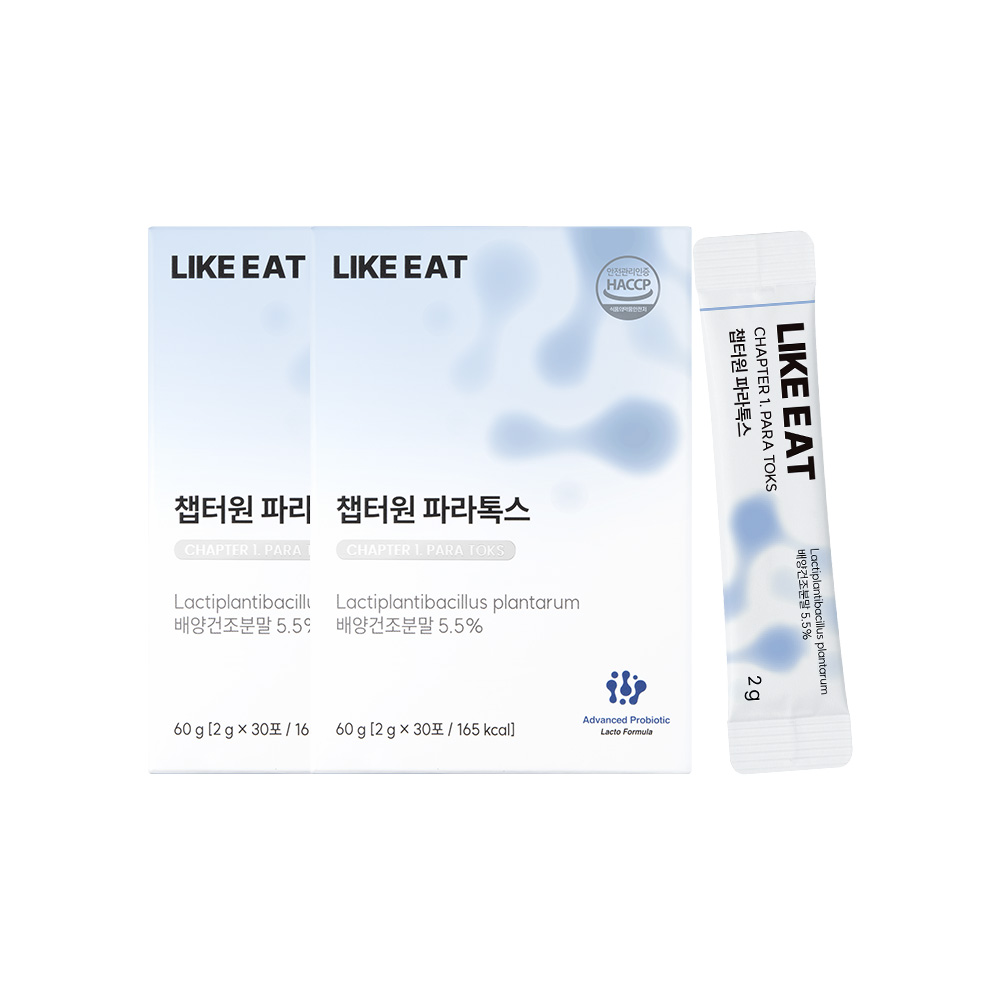 라이킷 <b>챕터원</b> 파라톡스 5세대 유산균 파라바이오틱스 30포, 2개