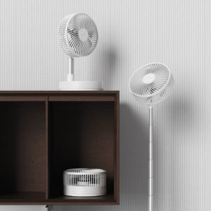 카프 탁상용선풍기 무선 BLDC 접이식 저소음 자동회전 타이머 19cm KF-DF07