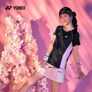 요넥스 배드민턴 여성 반팔 티셔츠 게임웨어 262TS004F 벚꽃에디션