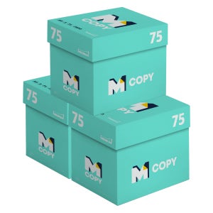 무림페이퍼 M Copy 엠카피 민트 75g A4용지 A4, 2500매, 3개