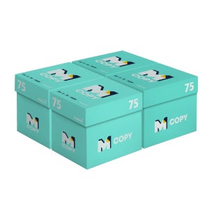 무림페이퍼 M Copy 엠카피 민트 75g A4용지 A4, 2500매, 4개