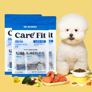 닥터맘마 케어핏 눈물 알러지 오븐베이크 강아지사료 스킨케어, 1kg, 3개