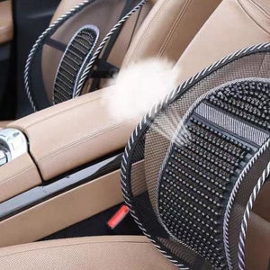 메쉬 사무실 등받이 통풍 허리 받침대 의자용 쿠션 지압