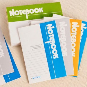 깔끔한 a5 5라인 노트 직장인 a5 5라인 라인형 노트 데스크