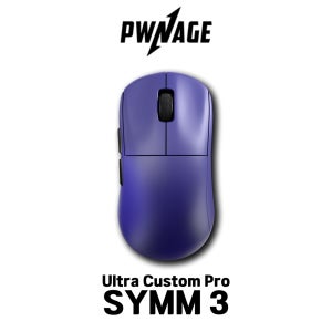 Pwnage 울트라 커스텀 프로 Symm3 게이밍 마우스 8K 심3 퍼플