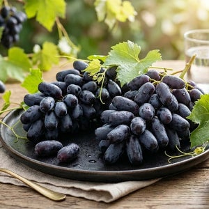 고당도 씨없는 블랙 사파이어 포도 가지포도 900g, 3개