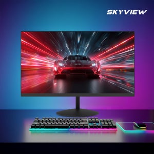스카이뷰 FHD 24인치 IPS 모니터 180Hz 1ms 게이밍 베젤리스 광시야각 컴퓨터