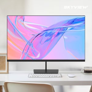 스카이뷰 4K UHD 32인치 IPS 모니터 고해상도 게이밍 베젤리스 광시야각 컴퓨터모니터