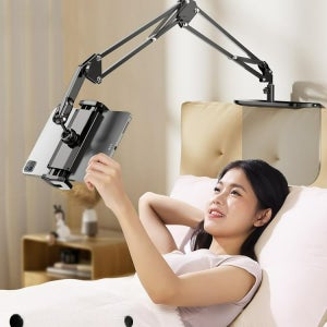 쇼파 태블릿 자바라 누워서 핸드폰 보는 휴대폰 높이조절 침대 플래그십 전용 + 틱톡 리모컨