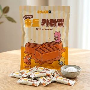 스낵큐 소금 카라멜 500g, 3개