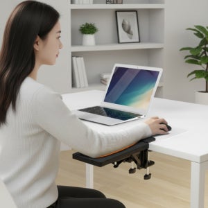 컴퓨터 책상 팔걸이 암레스트 손목 보호대 마우스 키보드 거치대