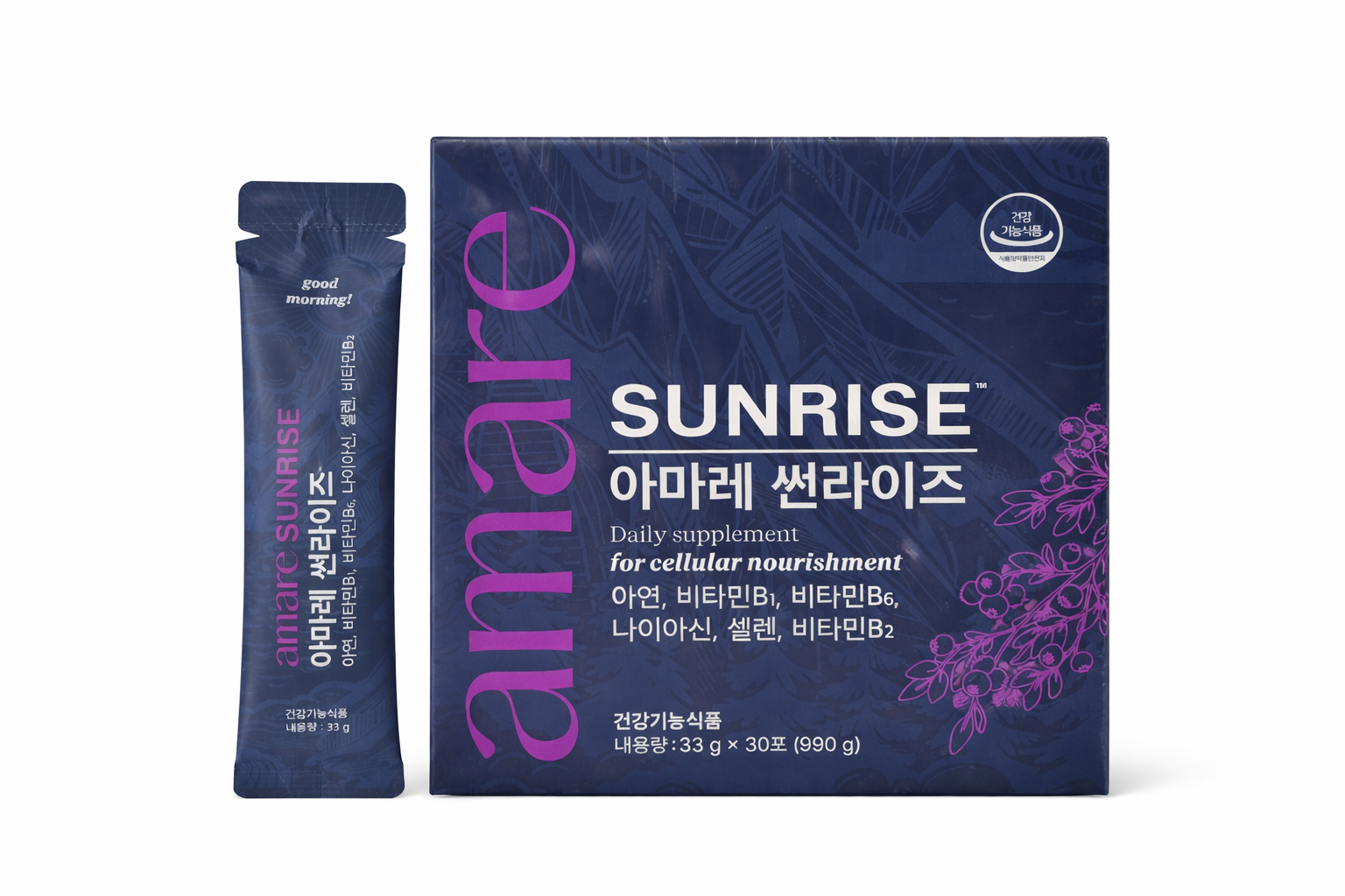 <b>카야니</b> 썬라이즈 멀티<b>비타민</b>미네랄 30포