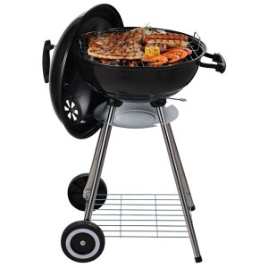 캠핑몽 애플 47 대형 바베큐그릴 세트 원형 직화 훈제 캠핑 화로 숯불 야외 펜션 BBQ