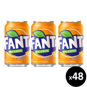 환타 오렌지, 355ml, 48개