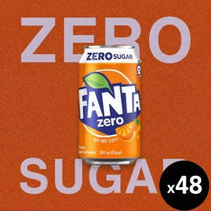 환타 제로 오렌지, 355ml, 48개
