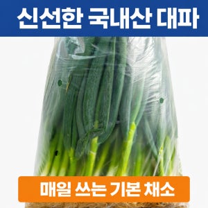 국내산 손질 깐대파