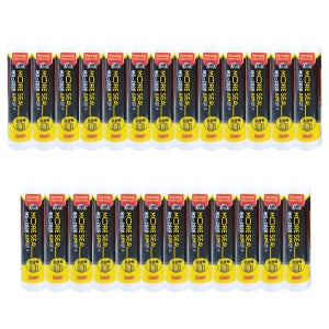 GS모아실리콘 MS-2000 고강도 수중 실리콘 백색 실란트 실링 다목적 접착제 1박스 25개입