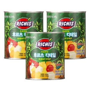 동서 후르츠칵테일 850g, 3개