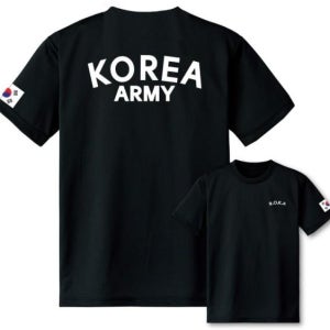 KOREA ARMY 대한민국 육군 기능성 메쉬 반팔 티셔츠