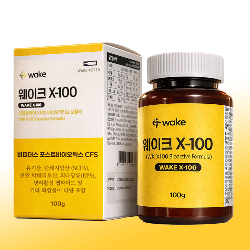와인코리아 웨이크x-100 4세대 포스트 바이오틱스 100% 비피더스