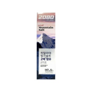 2080 퓨어 히말라야 핑크솔트 치약 120g, 4개