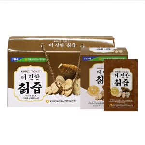 지리산 칡즙 70ml 30포 국산 칡 진액 건강즙 진한 칡즙 선물용 면역 체력관리