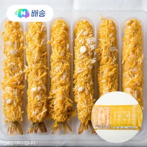냉동 빵가루 왕새우튀김 20g x 10미 200g 지엔씨 대용량 업소용 새우튀김
