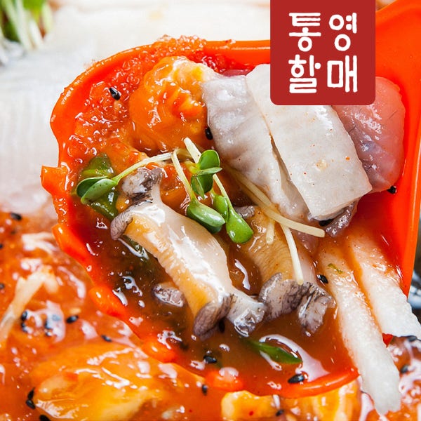 통영할매 명품 수제 물회 소스 매실 육수 양념 400g 6개