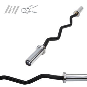 블랙 이지바 1200 컬바 중량봉 바벨봉 EZ CURL BAR 암컬 삼두 운동 바벨 홈짐