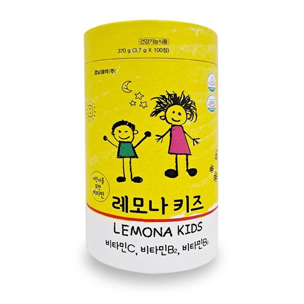 [경남제약] 어린이를 위한 비타민 레모나 키즈 100정 (비타민C 비타민B2 비타민B6)