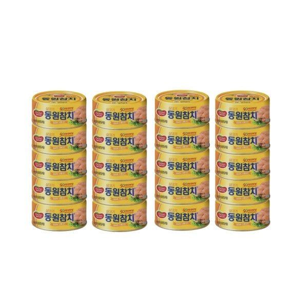 제일제당 <b>동원F</b> B 라이트 스탠다드 참치 85g 20개