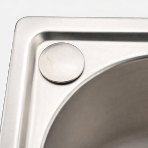 싱크대구멍마개 상판 무광 304 스텐 세제통 고무 패킹