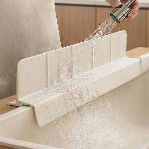실리콘 싱크대물막이 가림막 설거지 패드 물받이 세면대 튀김 물튐 방지
