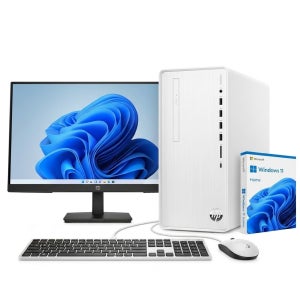 [모니터+윈11 풀세트] HP 업무용 기업용 사무실 컴퓨터 본체 24인치 인텔 i5 8G