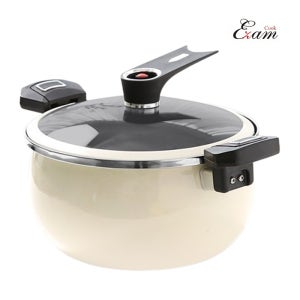 이잼쿡 시그니처 저압 진공냄비 5L 인덕션 가스렌지 겸용 양수냄비 5L