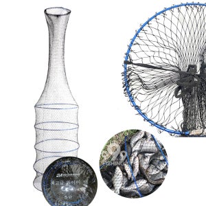 붕어 살림망 뜰망 민물 낚시 바다 뜰채망 그물망 접이식 와이어