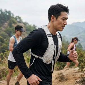 초경량 통기성 마라톤 러닝조끼 멀티수납 크기조절 반사띠