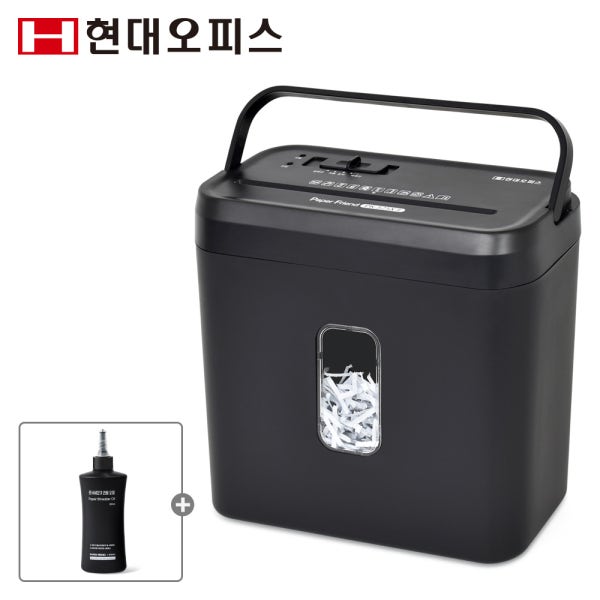 현대오피스 소형 가정용 문서세단기 파쇄기 세절기 PK-525X 세단기오일