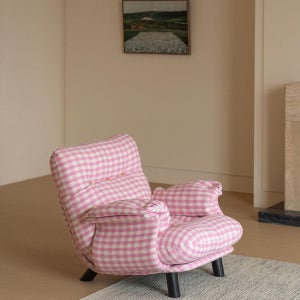 1인 소파 수납형 패브릭 빈티지 암체어