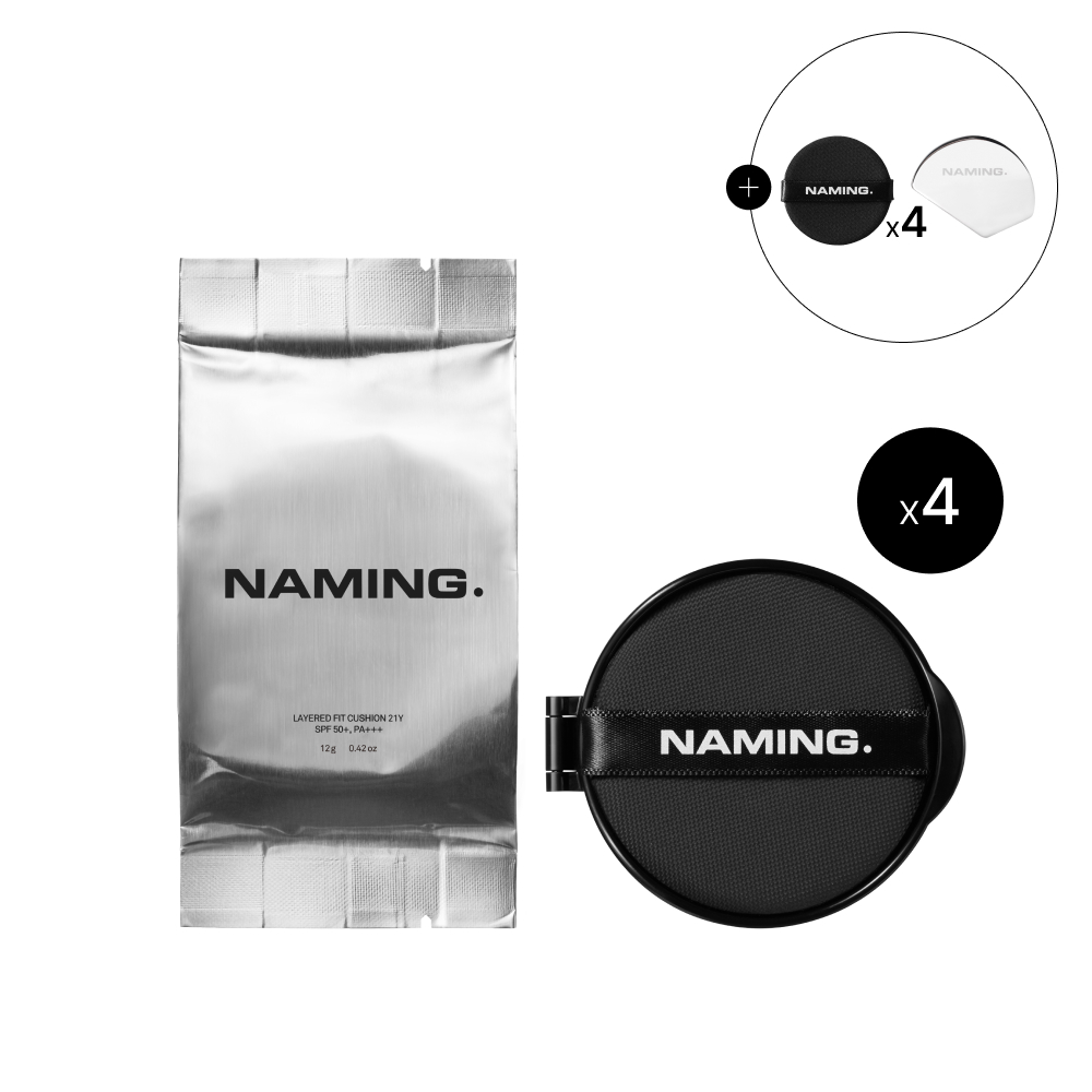 [5주년 생일파티] 네이밍 레이어드 핏 쿠션 리필 4 SET (12gX4)